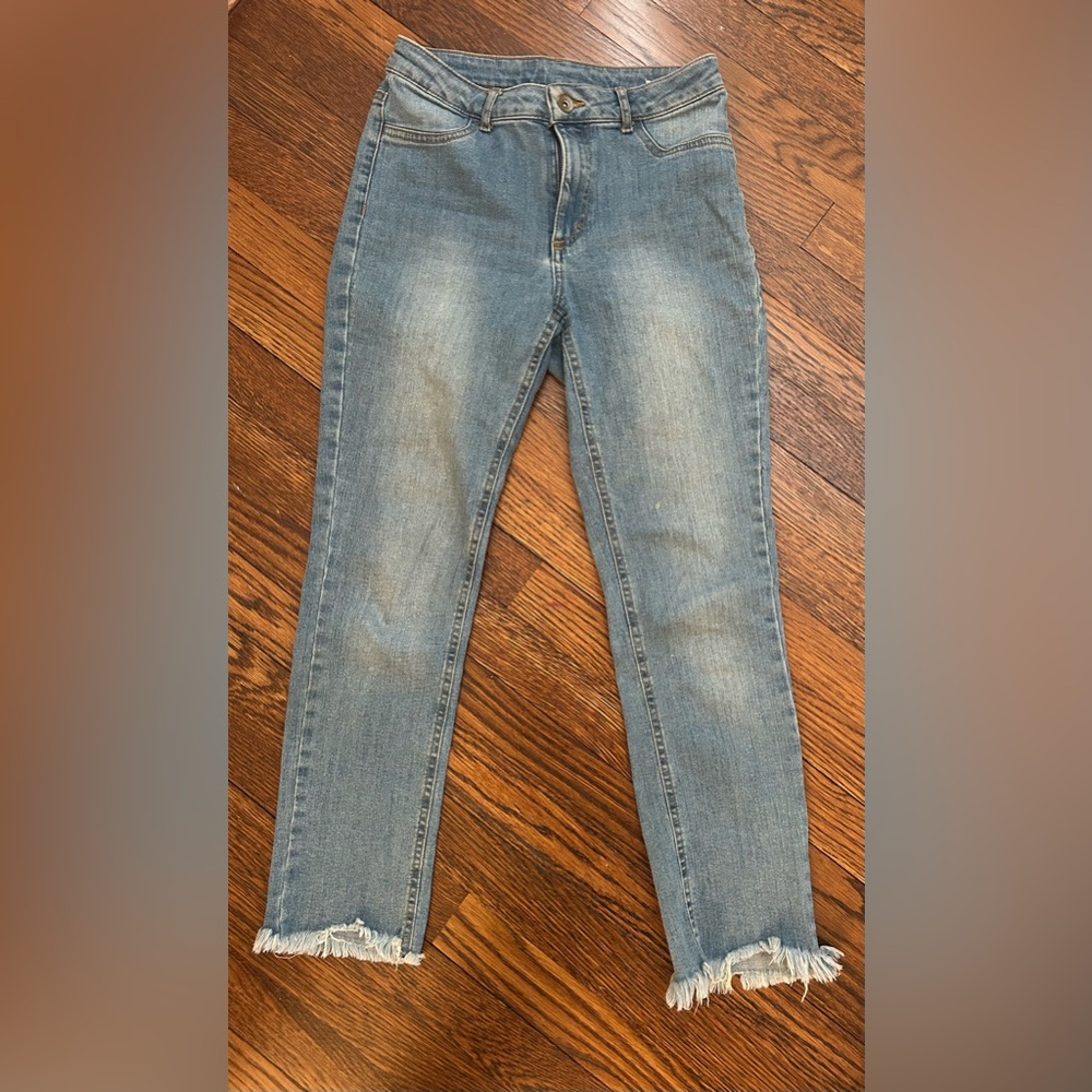 Calzedonia jeans, fringed, Size small